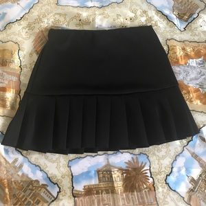 Black miniskirt