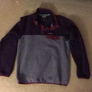 Patagonia over the head collared sweatshirt