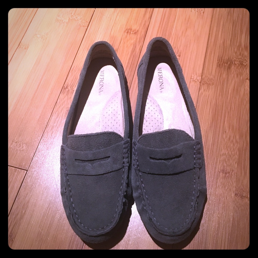 Merona Suede Gray Flats