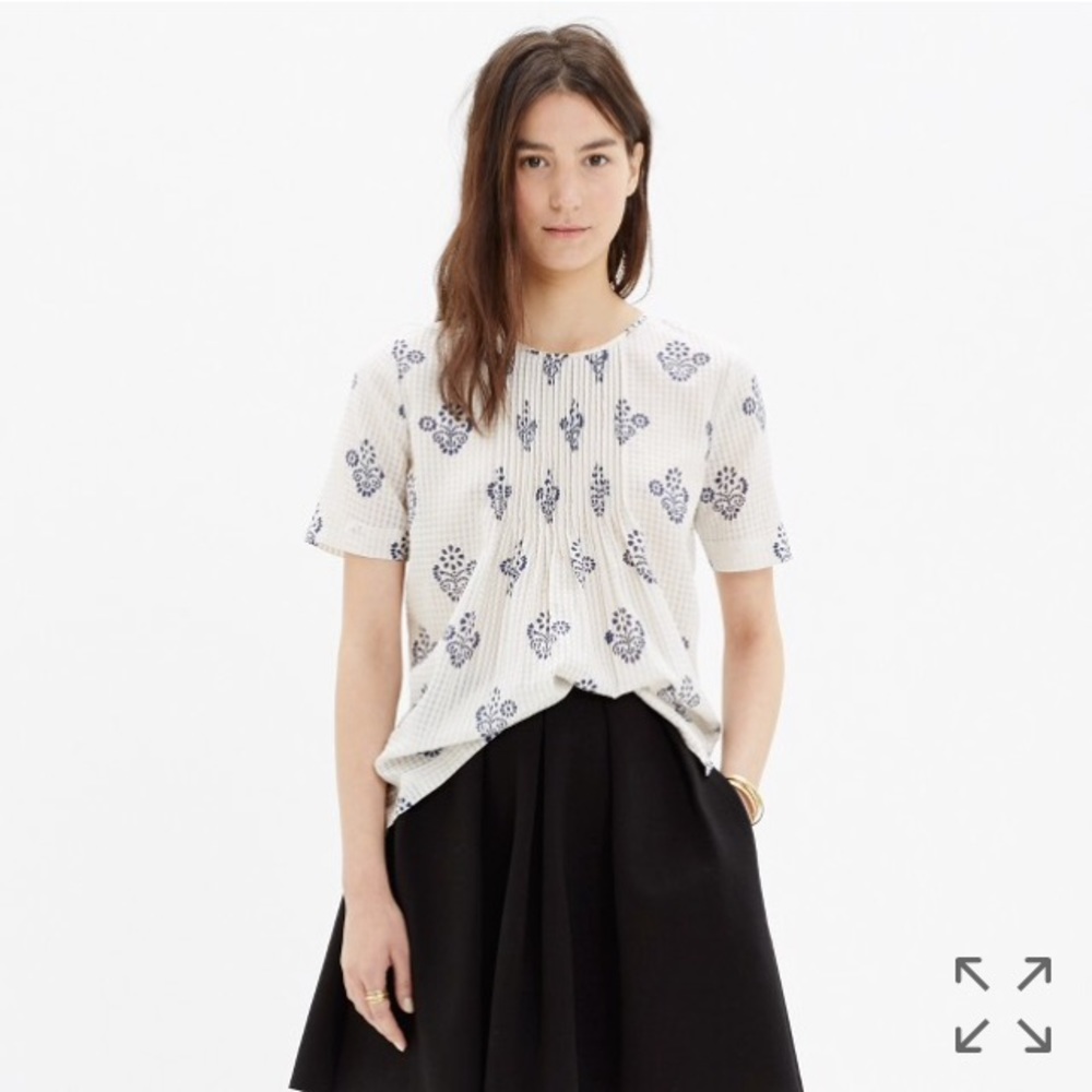 ❗️sold❗️Madewell silk blouse, 12