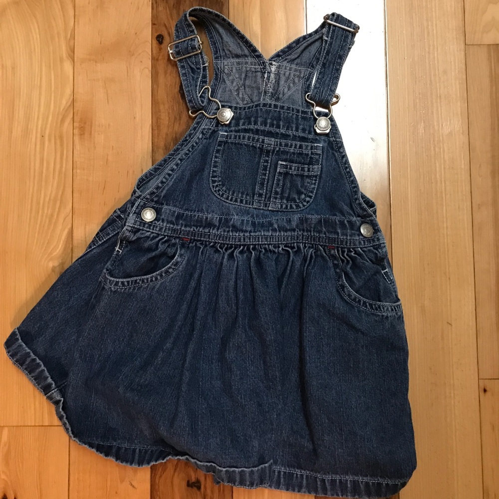 Baby gap overall denim dress
