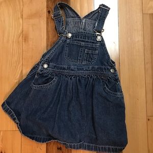 Baby gap overall denim dress