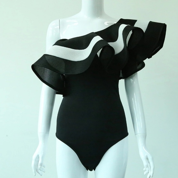 🎉Last S!!🎉Sexy off shoulder bodysuit or swimsuit - Picture 4 of 6