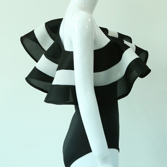 🎉Last S!!🎉Sexy off shoulder bodysuit or swimsuit - Picture 5 of 6