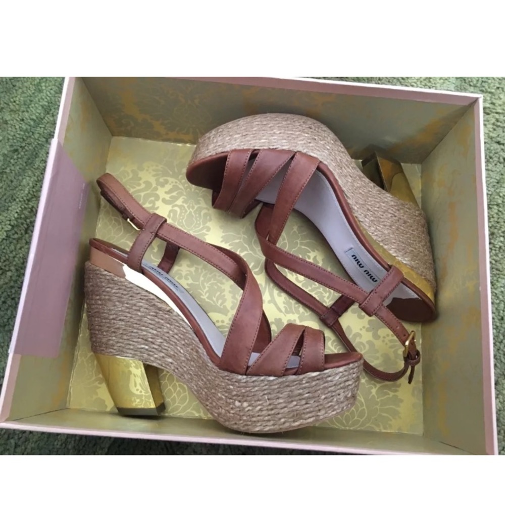 Authentic Miu Miu Wedge