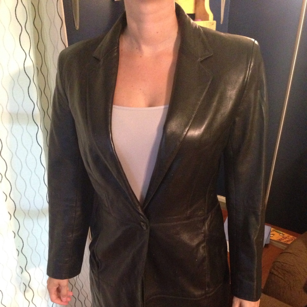 100% leather jacket