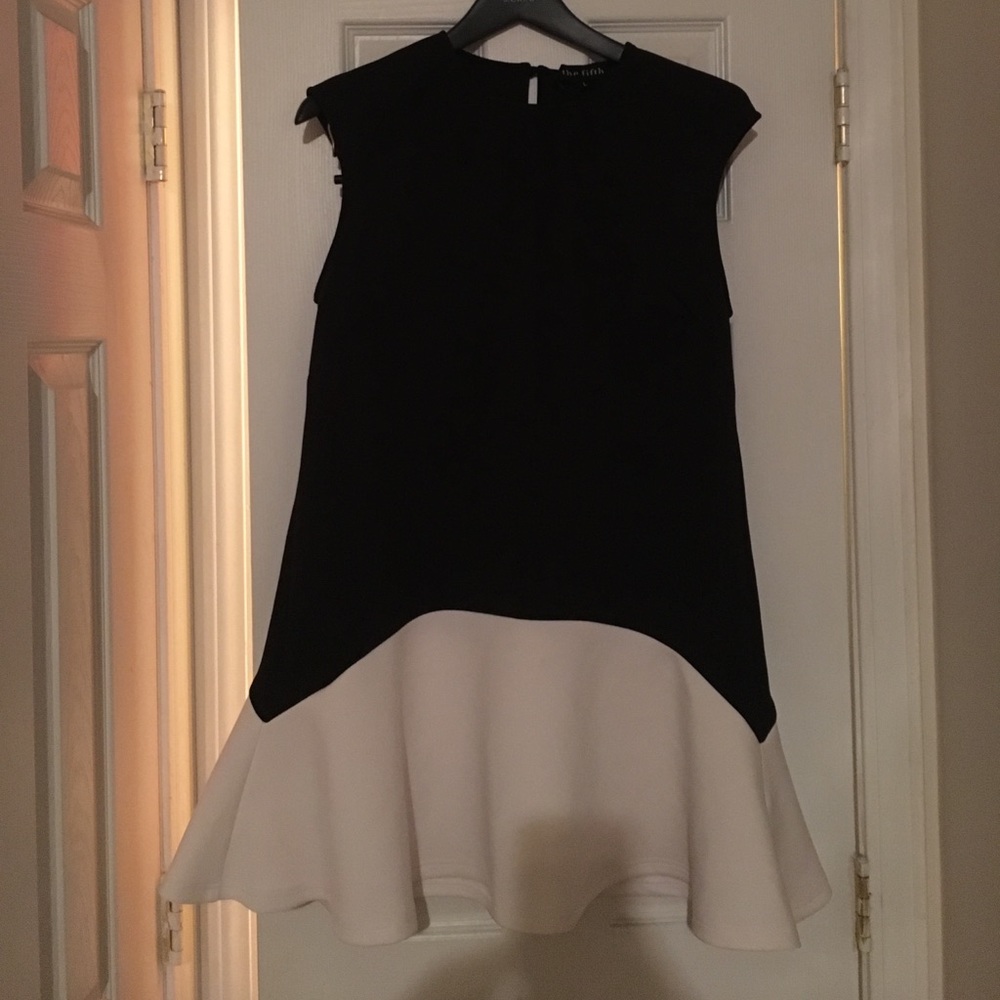 Black and white dress