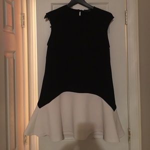 Black and white dress