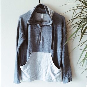 Kensie Mock Neck Hoodie