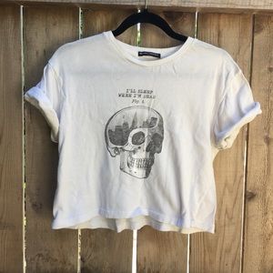 brandy skull t shirt