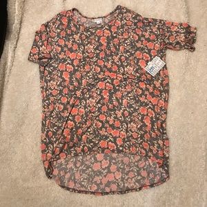 💥NWT💥IRMA LARGE Gray and Peach Floral