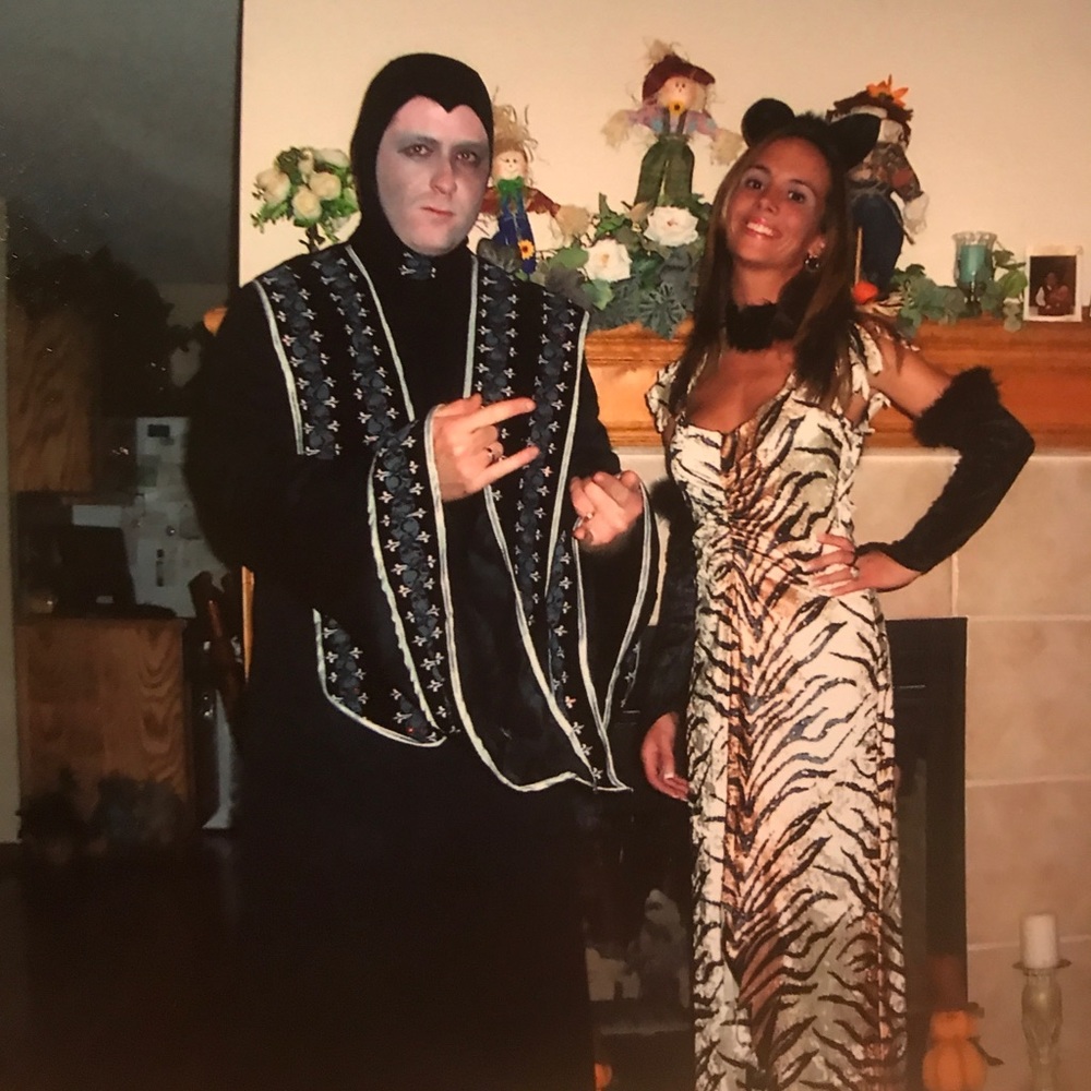 Like New Mens Grim Reaper Hooded Halloween Costume