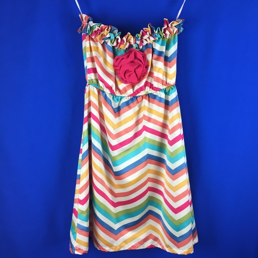 Judith March Festive Strapless Dress