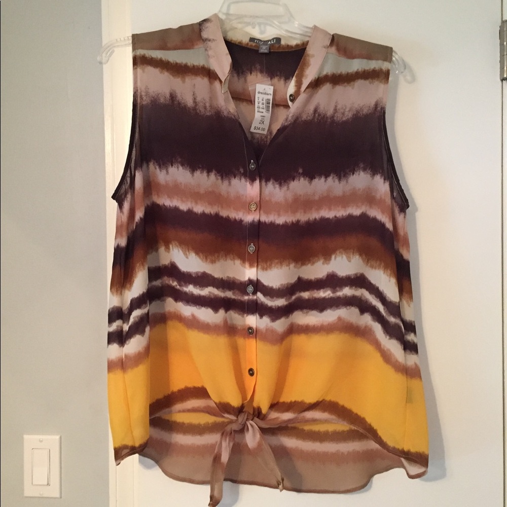 Dressbarn sleeveless top - brand new!