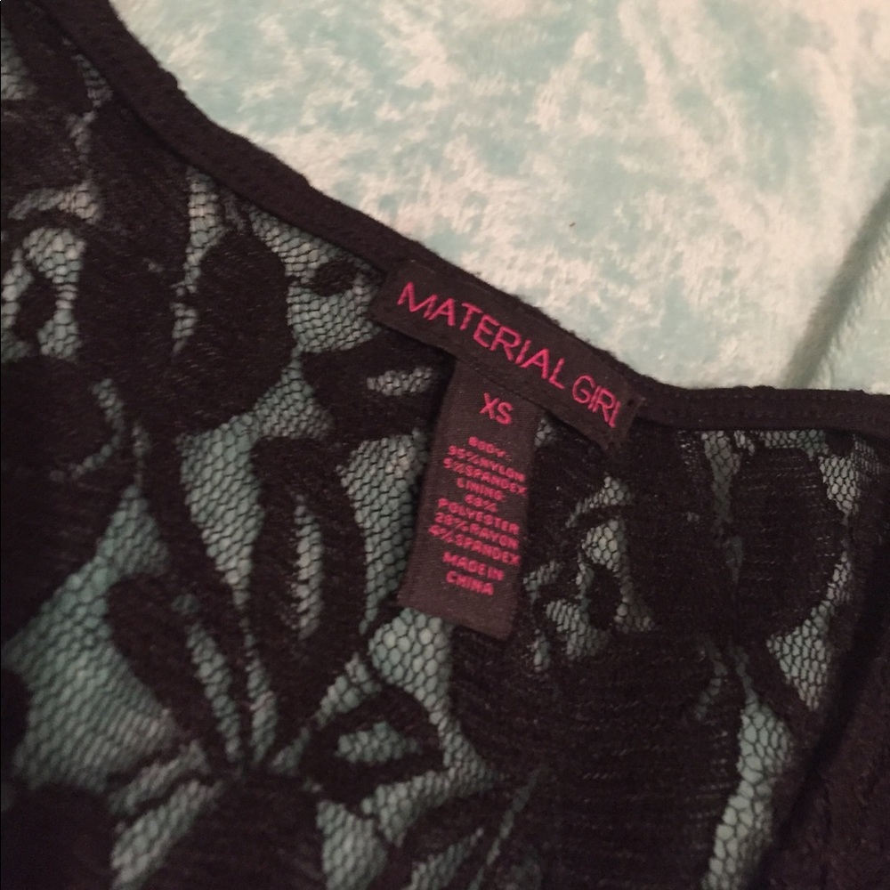 black material girl dress super cute worn once!