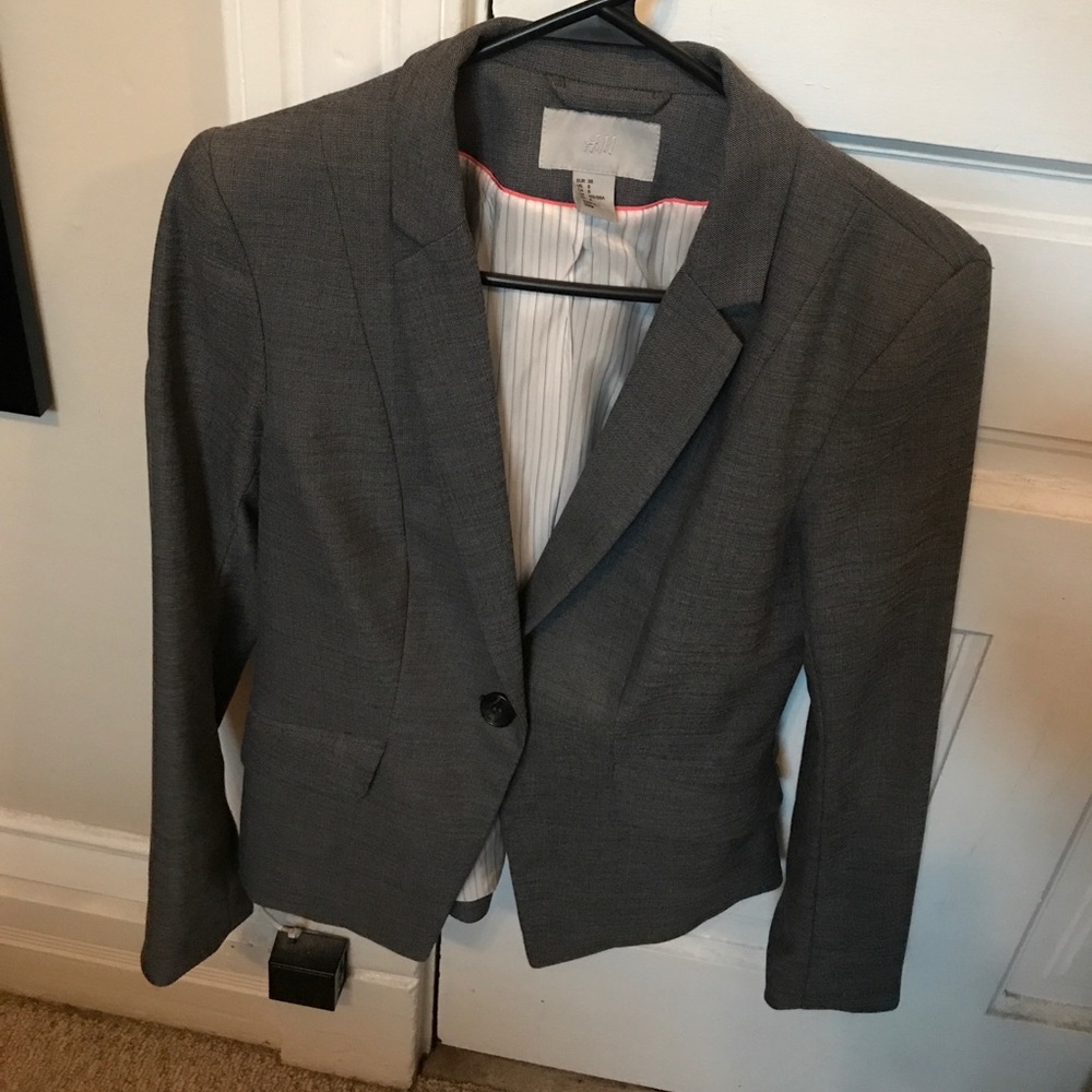 H&M grey women's blazer