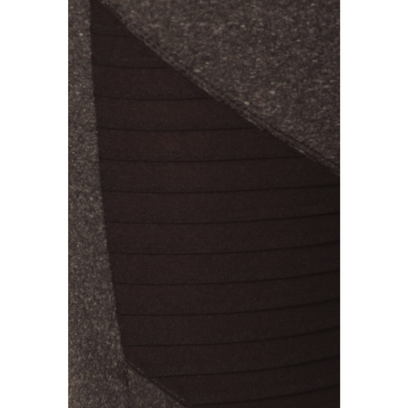 Athleisure Moto Comfy Style Leggings Grey & Black - Picture 7 of 7