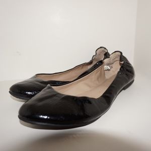 Black Patent Ballerina Flats