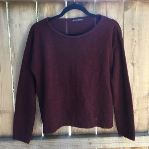 brandy maroon sweater