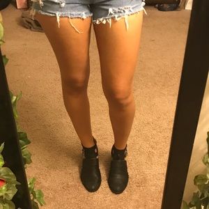 Black Heeled Booties