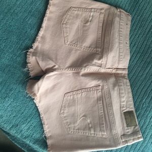 Frayed hem shorts. Never worn.