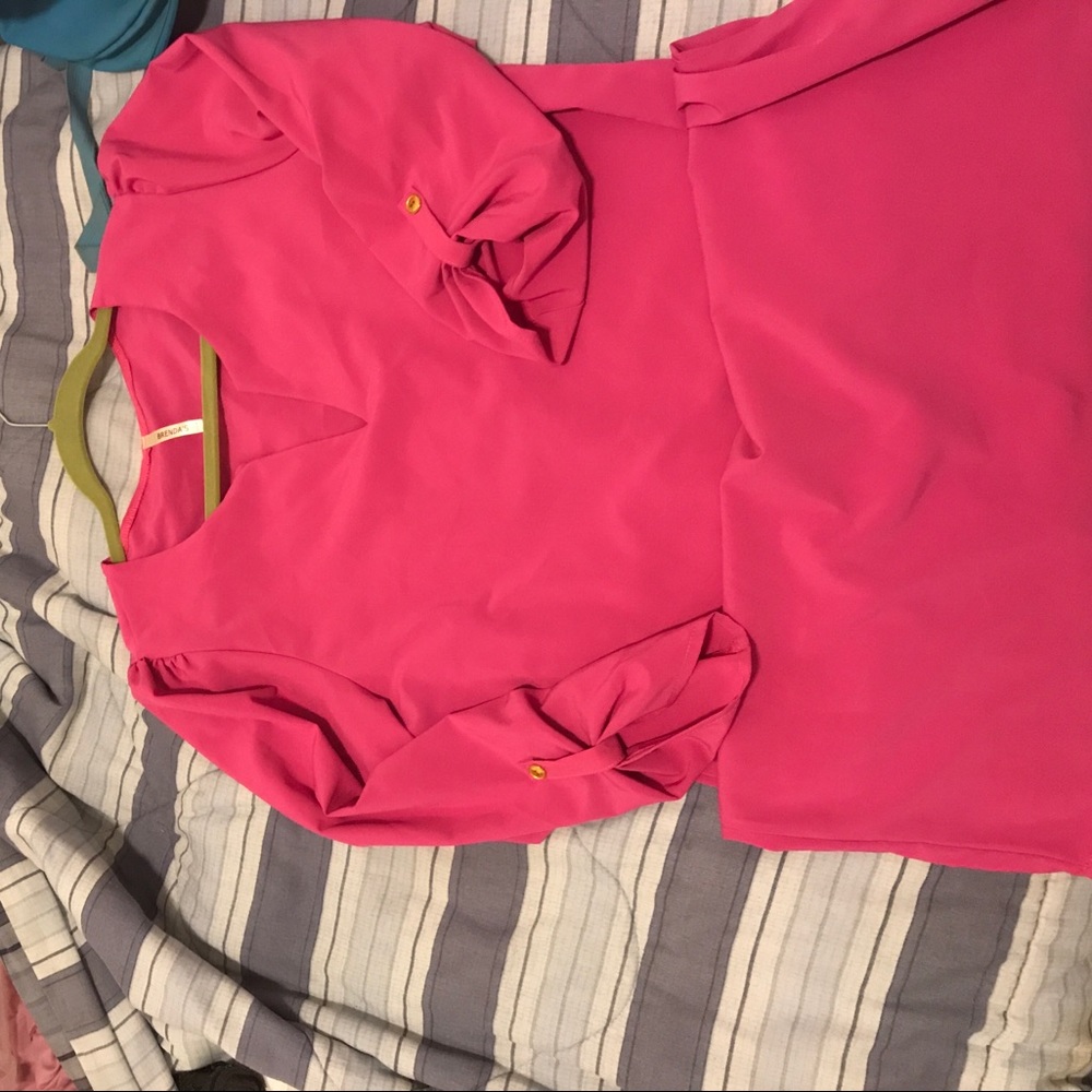 Pink dress (nice for summer workplace)
