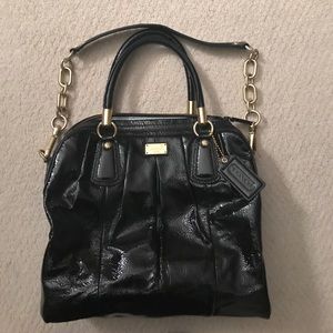 COACH patent leather pocketbook