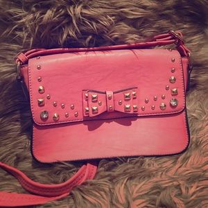 Pink bling bling purse