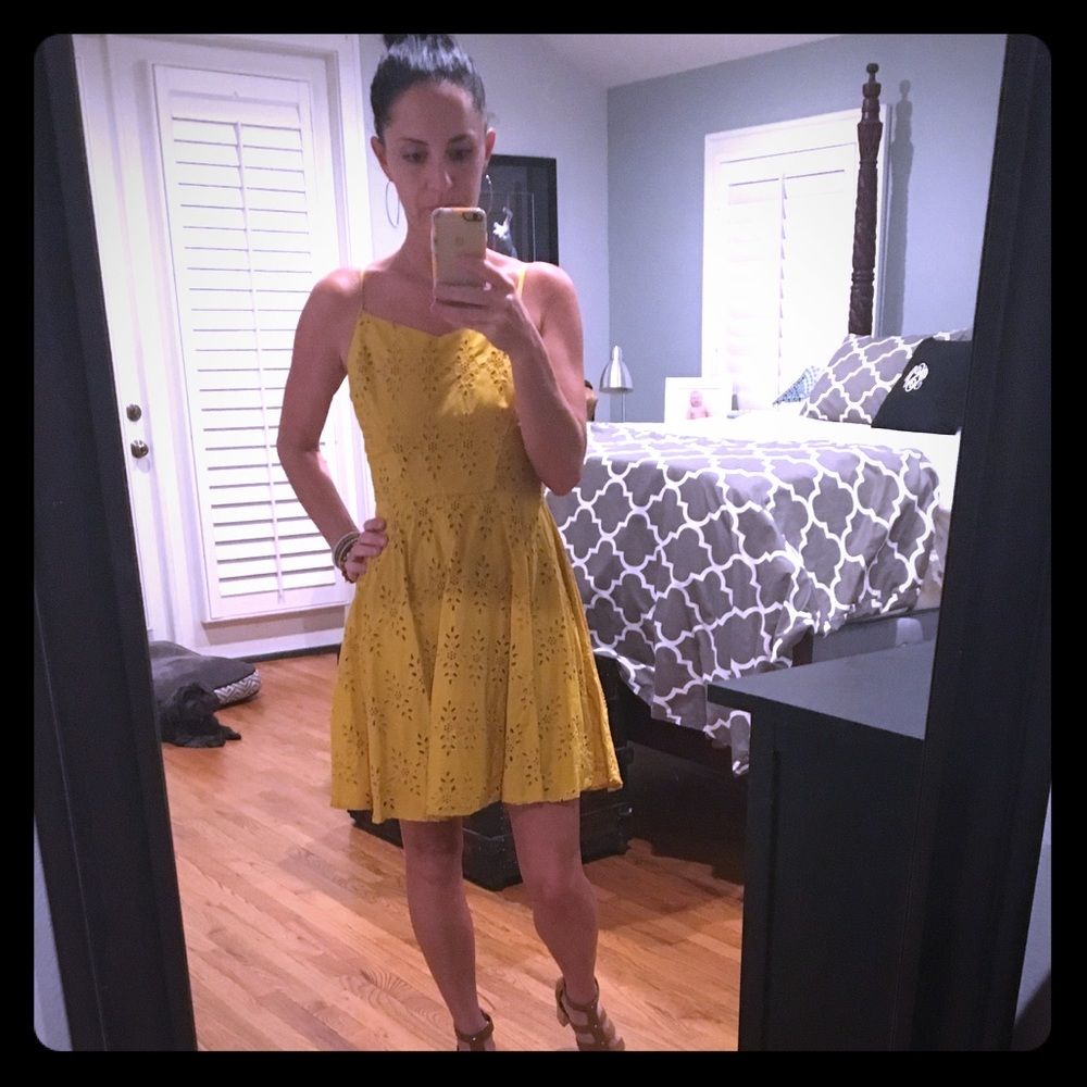 Preppy Sundress (mustard yellow)