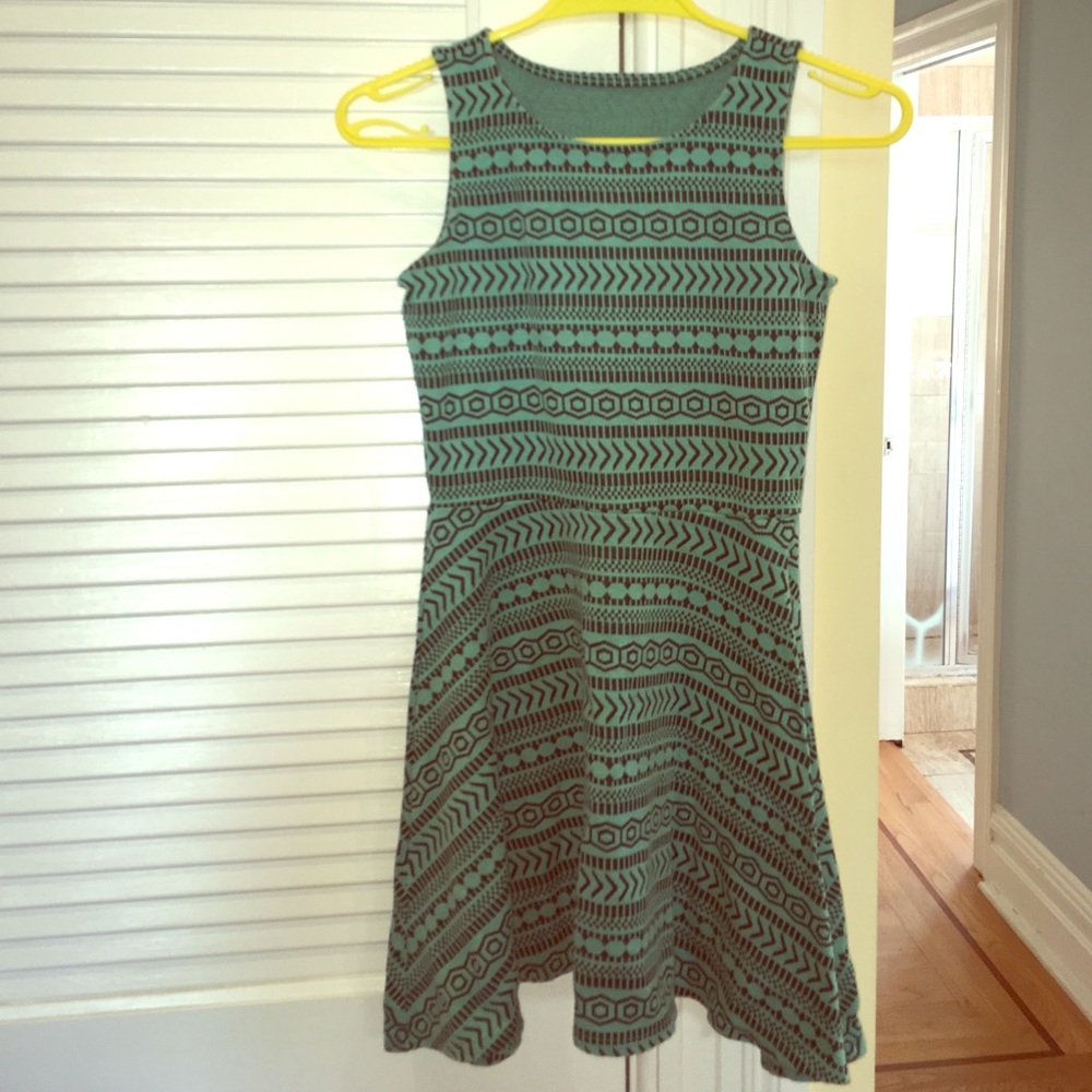 BETHANY MOTA X AÉROPOSTALE turquoise cut out dress