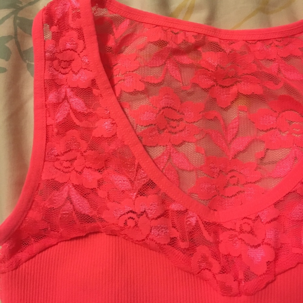 Dressy tank top with laced back