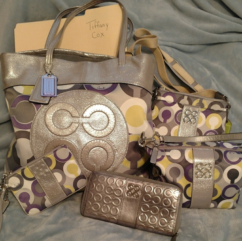 Coach Julia Op Art 5 pc set