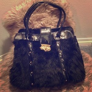 Fur purse