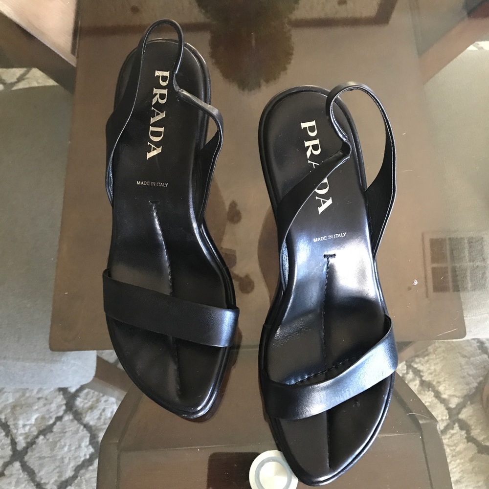 Black Prada Wedge