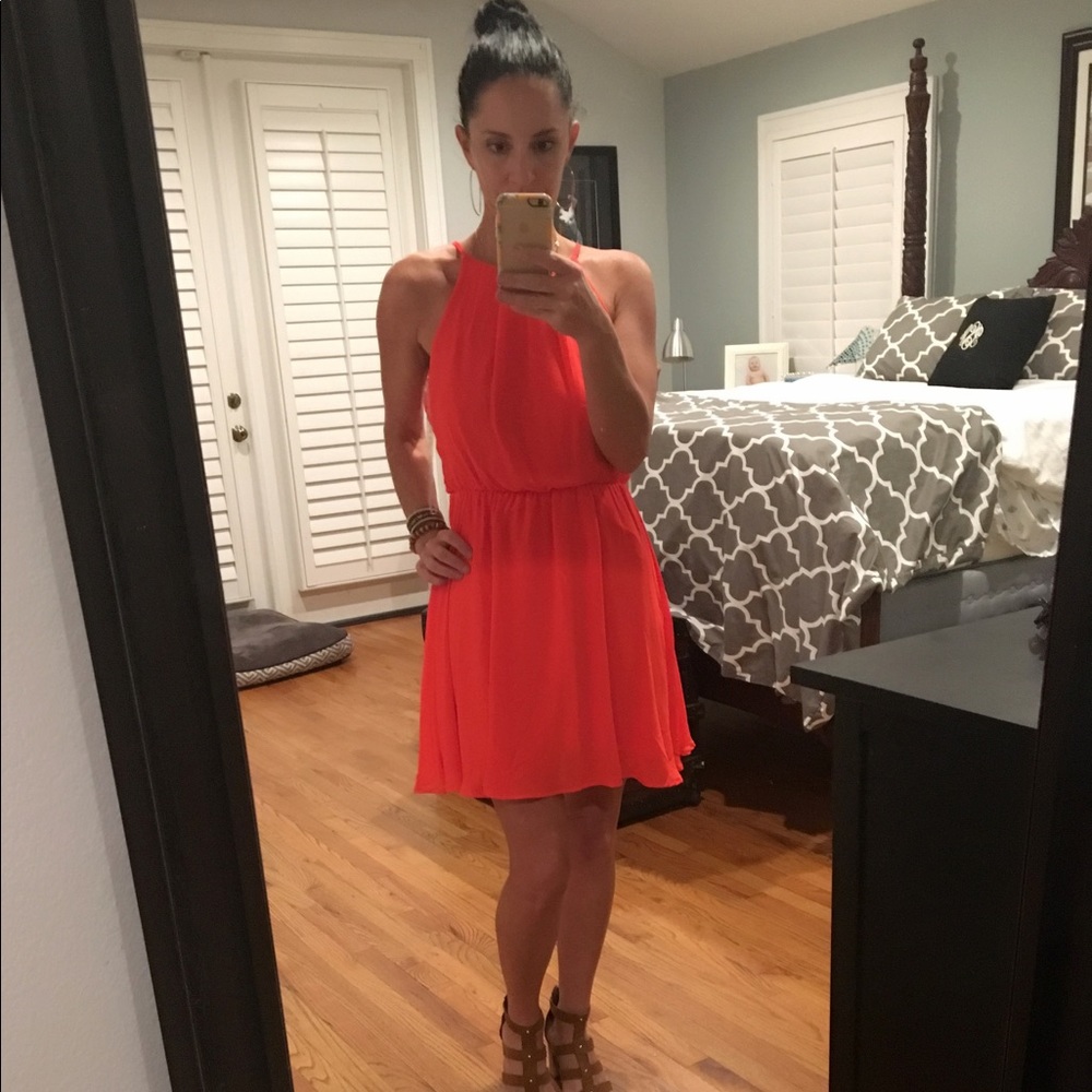 Fun Sundress - fluorescent orange