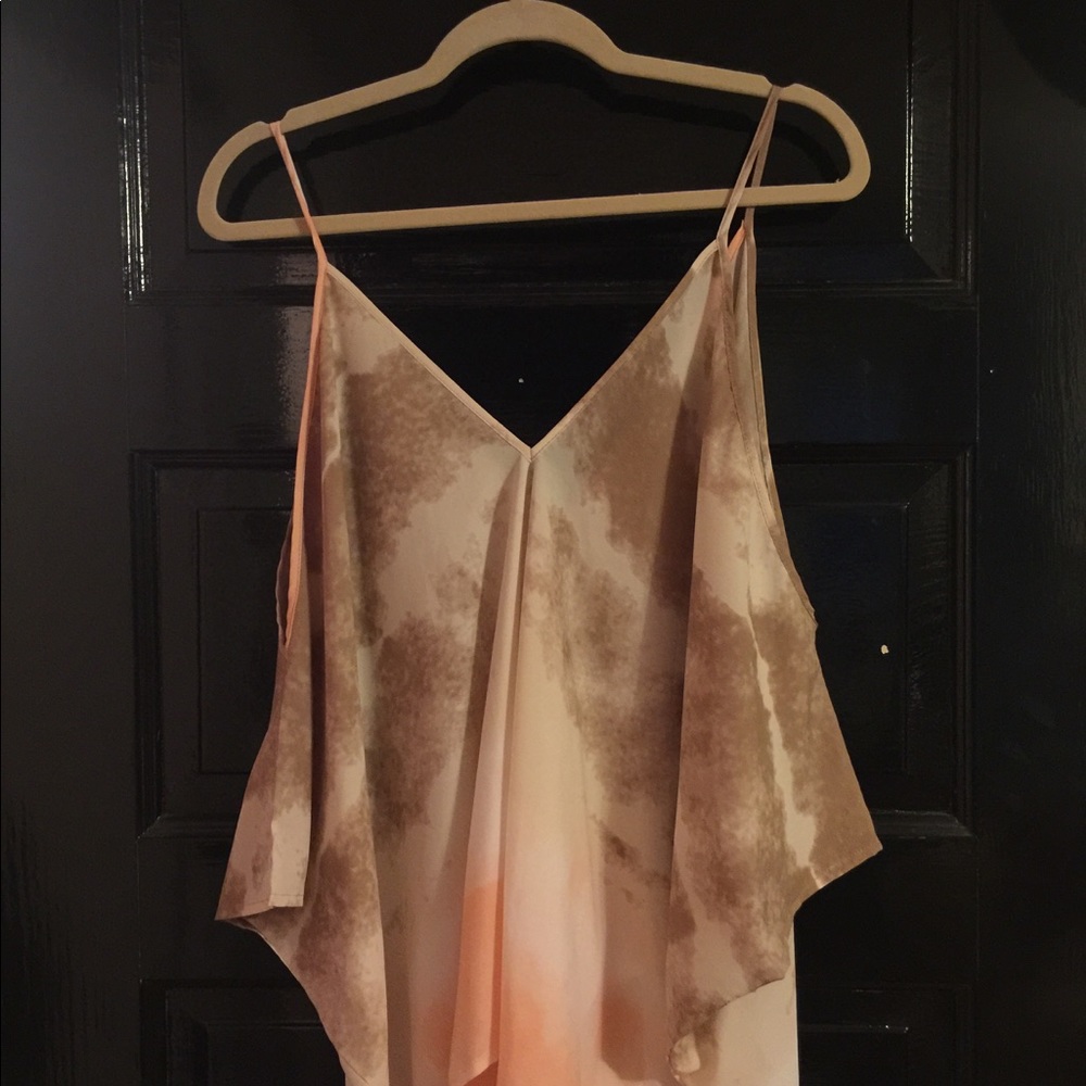 Beautiful cold shoulder blouse 100% silk
