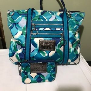 Coach Poppy collection tote