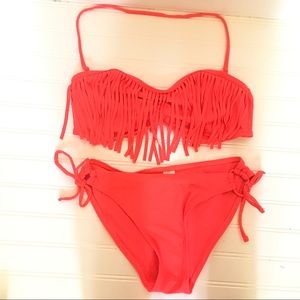 F21 Hot Pink Fridge Bikini