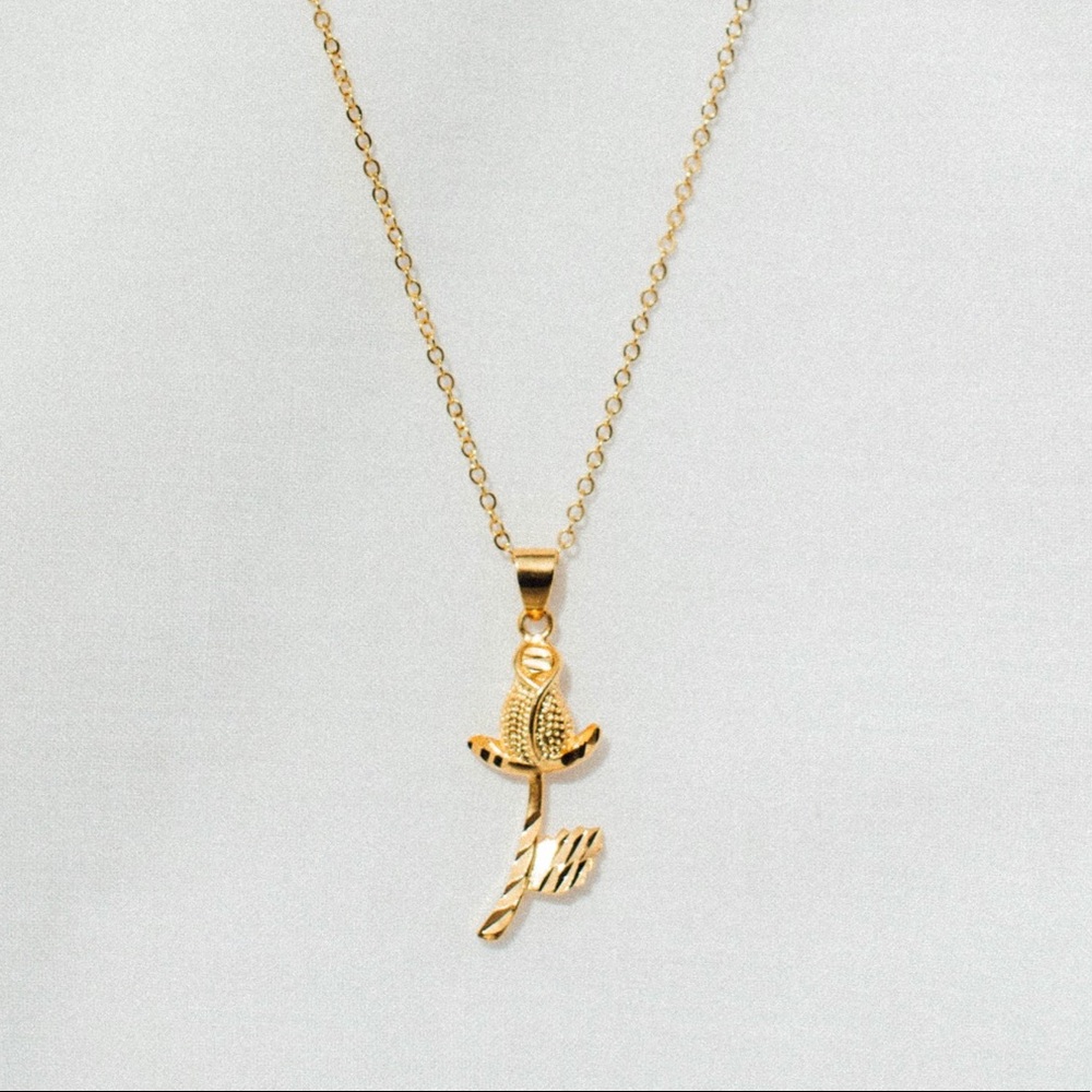 🌹Gold Rose Pendant Necklace