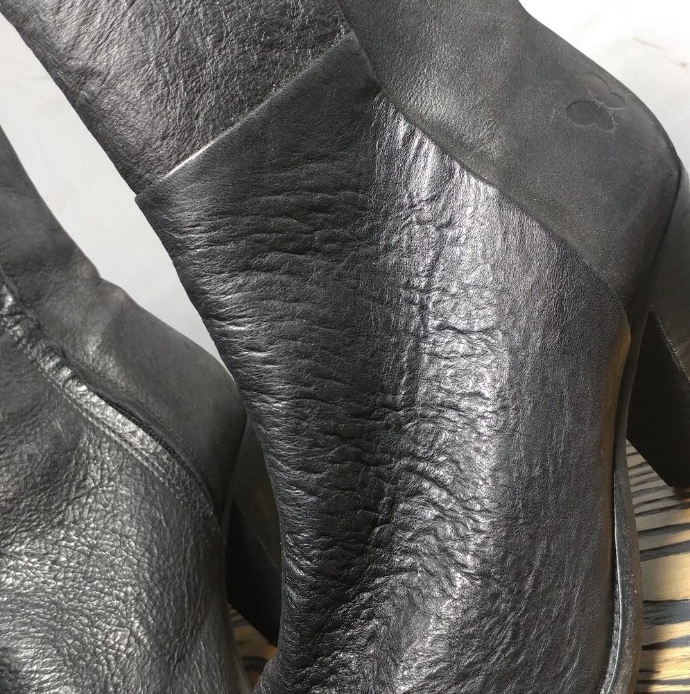 Black ankle boots