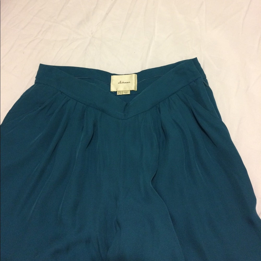 SILK teal pants