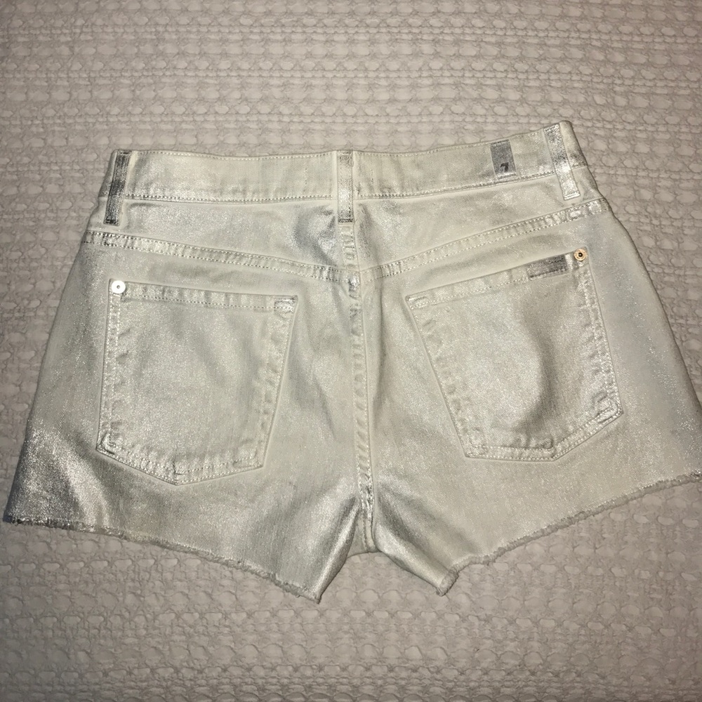 7 For All Mankind high wasted cutoff shorts sz 28