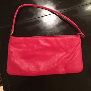 Genuine Leather Hot pink purse