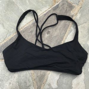 Lululemon black sports bra