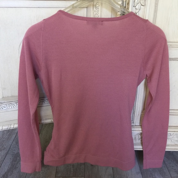 Ann Taylor Rose Merino Wool Sweater.17262 - Picture 2 of 5