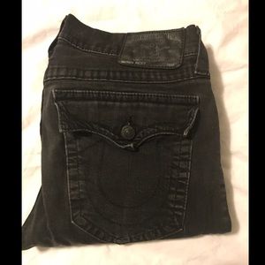 Men's size 34 True Religion Black Jeans
