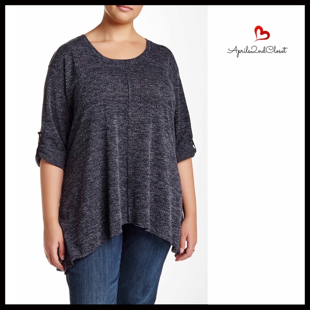EVERLEIGH KNIT SWING TUNIC PULLOVER TOP - Picture 6 of 8