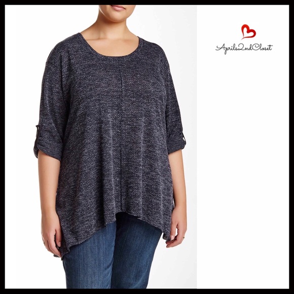 EVERLEIGH KNIT SWING TUNIC PULLOVER TOP - Picture 6 of 8