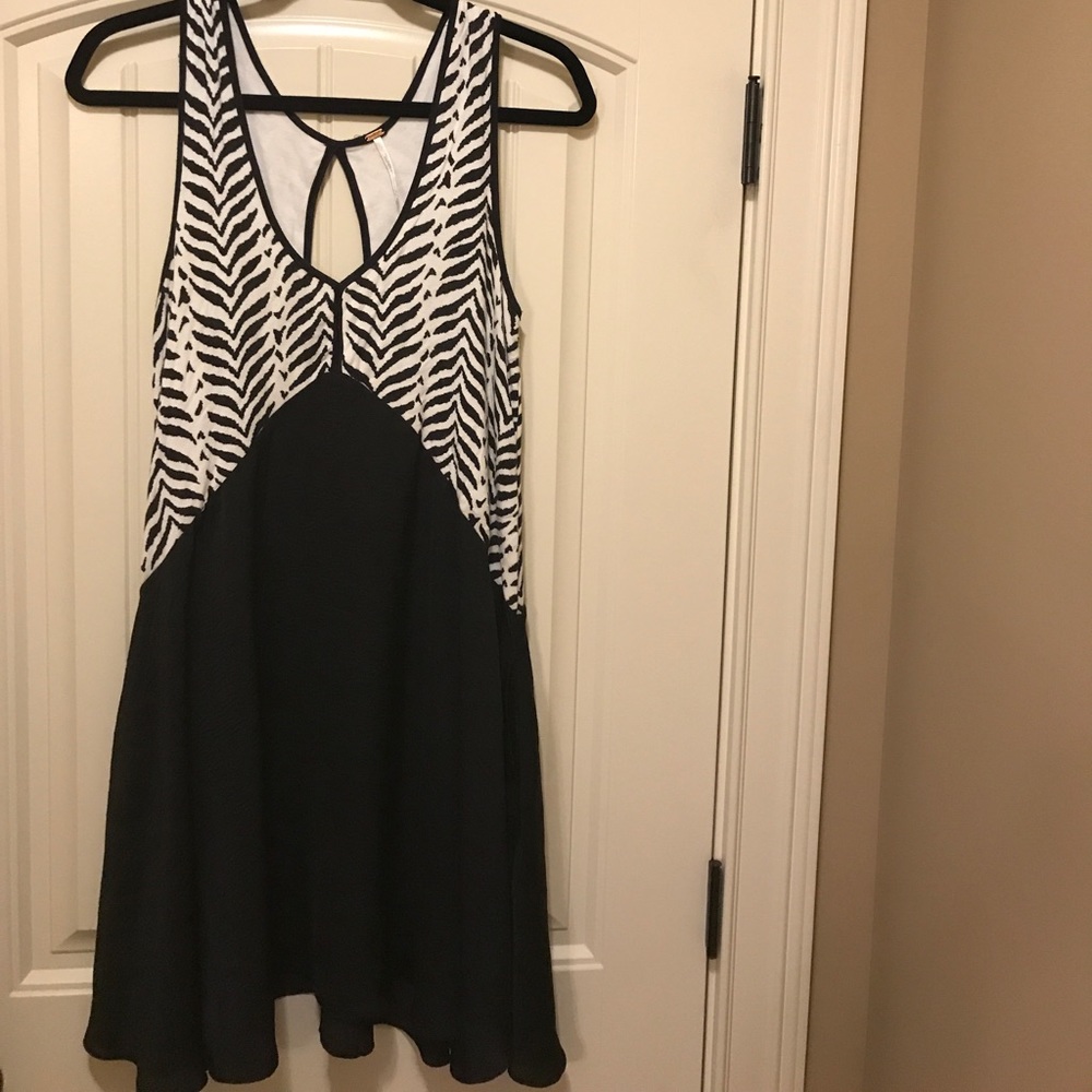 Free People Zebra Dress