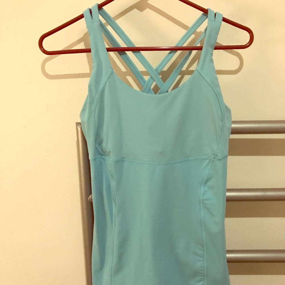 Lululemon light blue tank